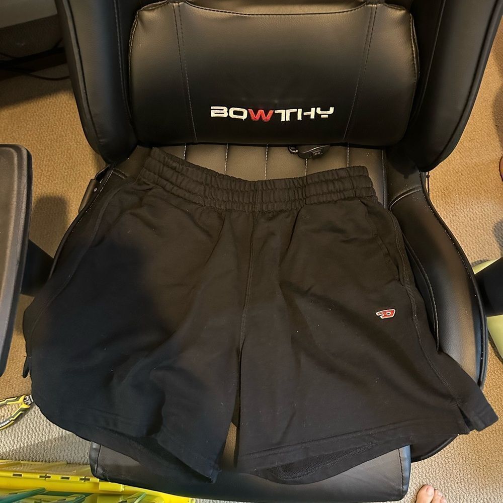 Diesel Black Athletic Women's Shorts M